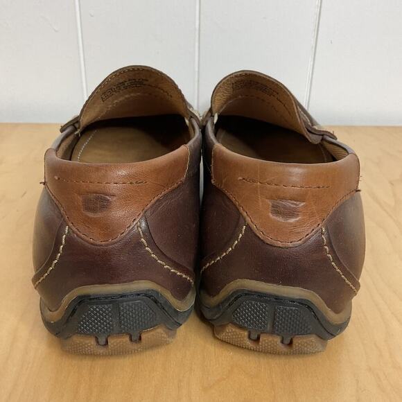 Florsheim Motor Moc Toe Penny Driver Men's Driving 100% Leather Loafer Size 9.5 - Picture 4 of 6